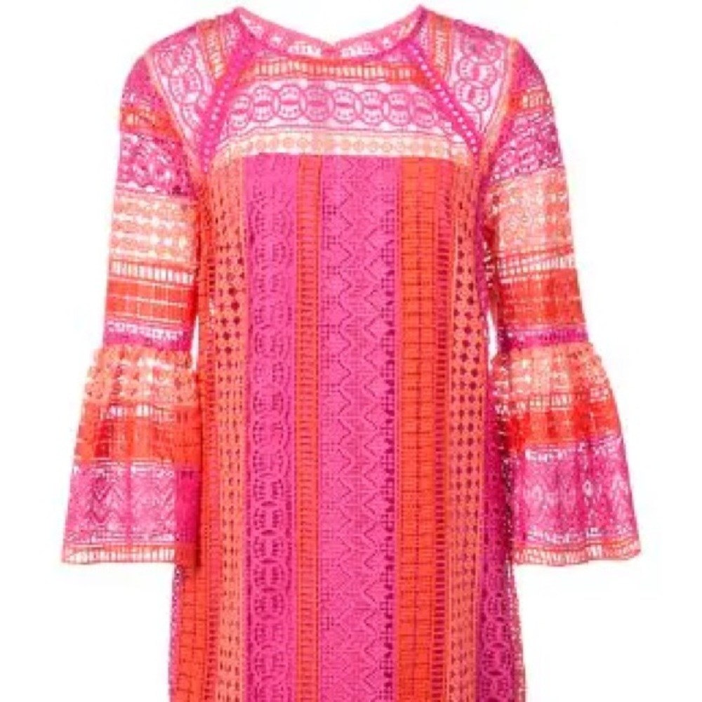 Trina Turk Pink and Orange Dress!